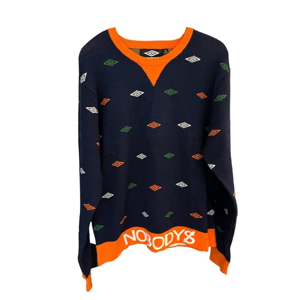 Umbro Famous Nobodys men's XL all over print knit sweater